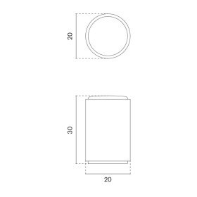 Мебельная ручка APRILE 1060 - teh-risunok-1060