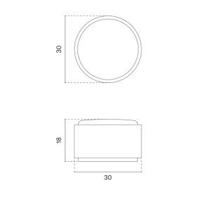 Мебельная ручка APRILE 1061 - teh-risunok-1061