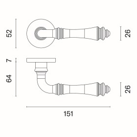 Ручка APRILE Camelia R 7S - teh-risunok-camelia-r-7s