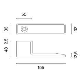 Ручка APRILE Mahonia RTH L WC - teh-risunok-mahonia-rth-l-wc