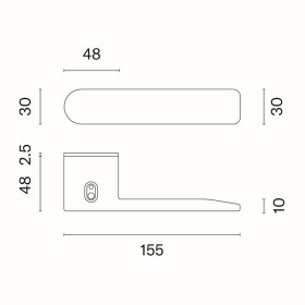 Ручка APRILE Sorella RTH L - teh-risunok-sorella-rth-l