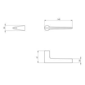 Ручка Verum Nuda Lieve - Тех.рисунок NUDA LIEVE