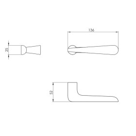 Ручка Verum Nuda Pepe - Тех.рисунок NUDA PEPE