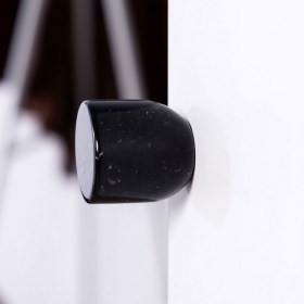 Ручка Verum Nuda Lui Marmo односторонняя фиксированная - Черный полированный мрамор Марквиния