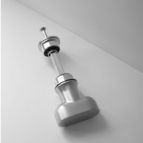 Накладка сантехническая Verum Nuda Wind WC - Хром матовый