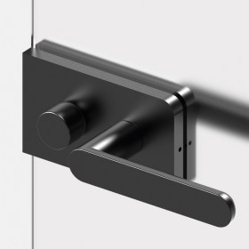 Замок магнитный для стеклянных дверей Verum Nuda Total Glass WC - Черный